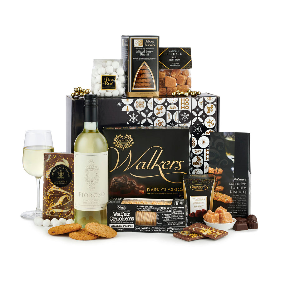 H23015 The Nutcracker Hamper with White Wine Spicers of Hythe